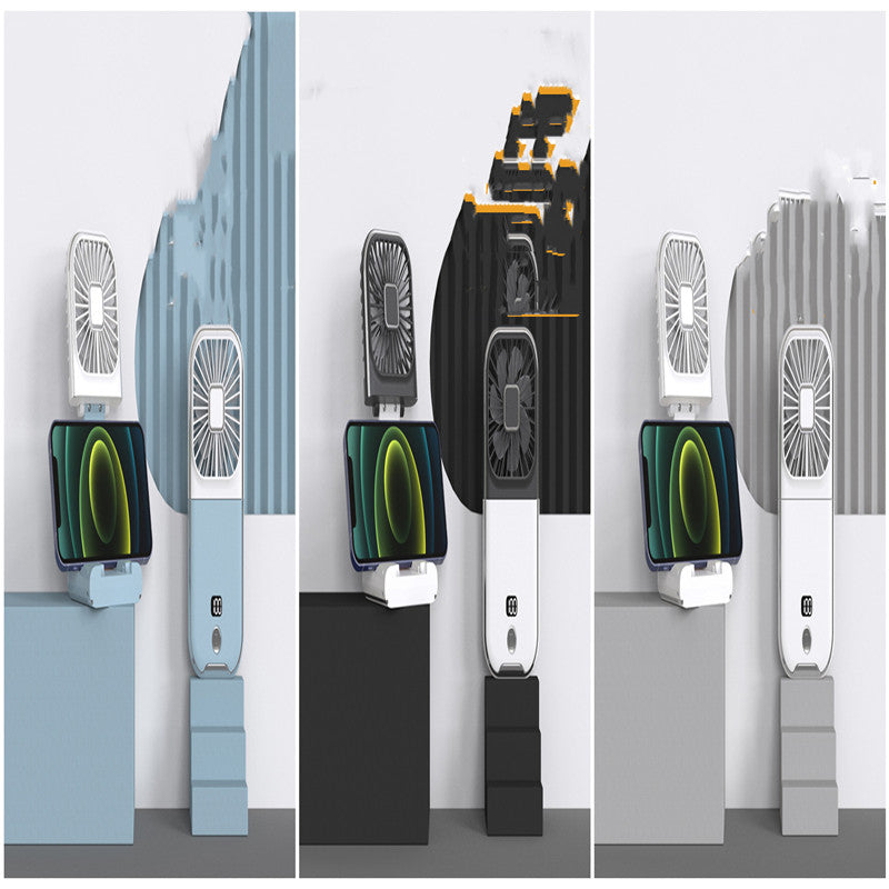 Folding Portable Digital Display Handheld Small Fan.